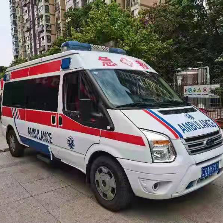 河西跨省长途救护车出租护送病人返乡落叶归根